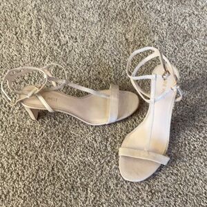 Women’s Nine West sandals; beige - never worn